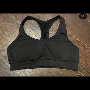 Top bras x2 black and blue